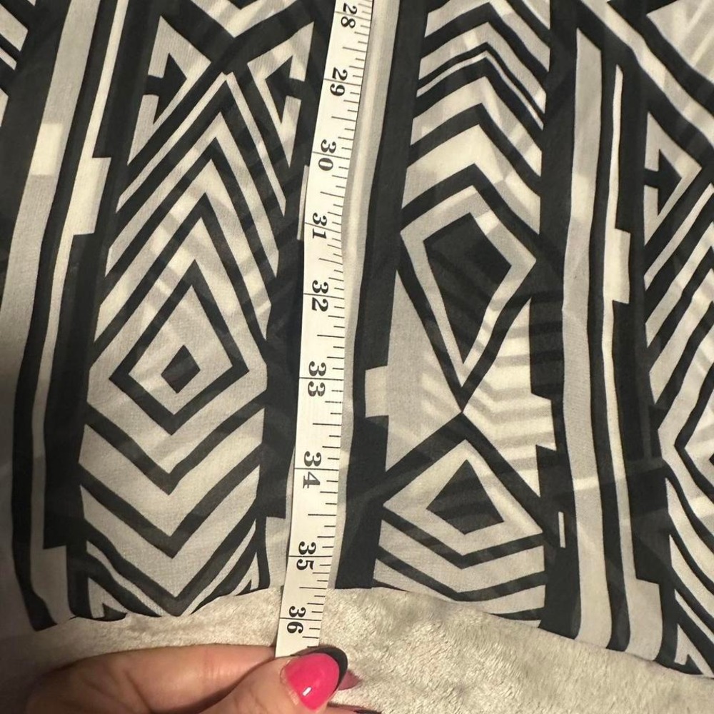 Tribal Boho Infinityâ Black & White Scarf Charming Charlie